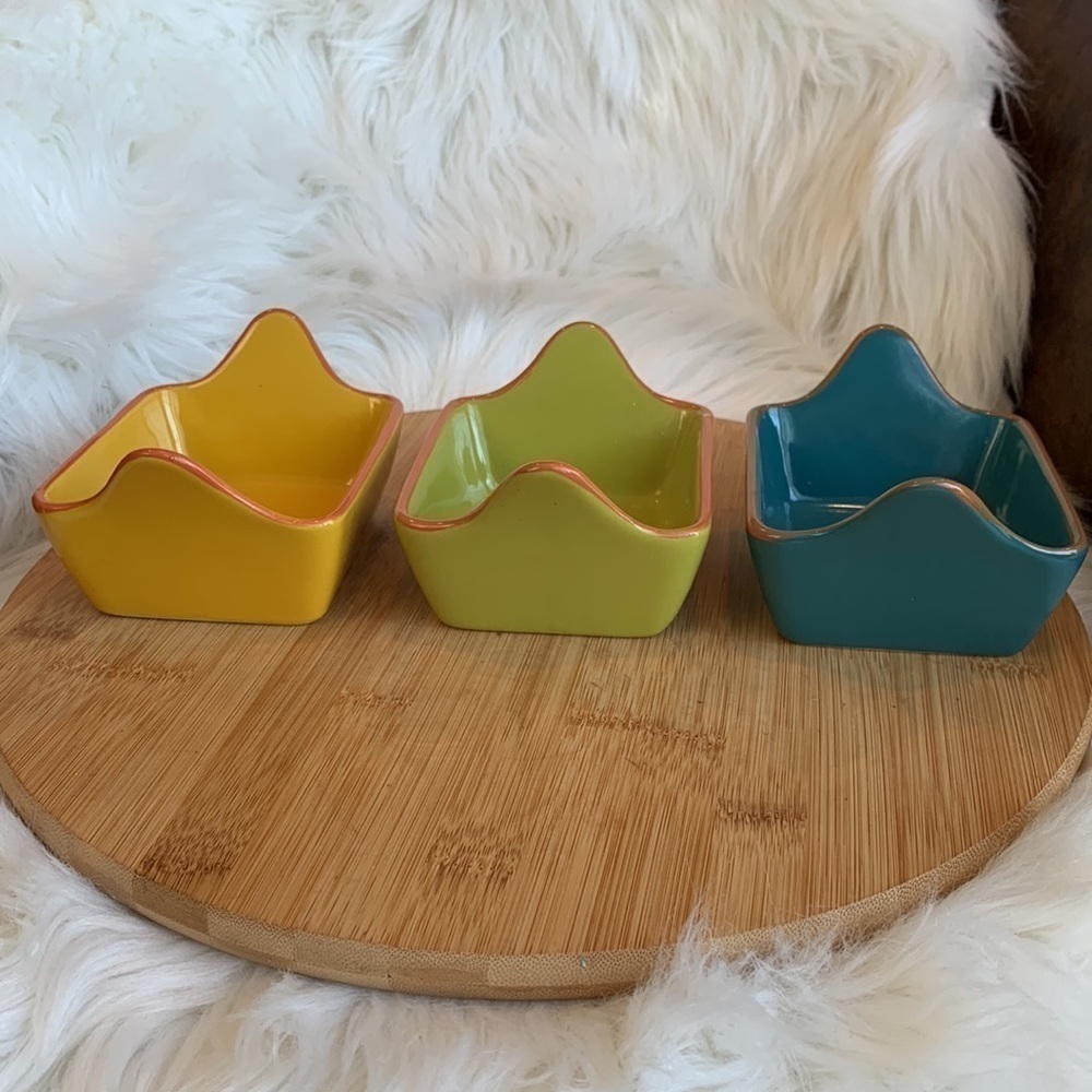 Costa Del Sol | 5 Colorful Fiesta Ceramic Pottery Baking Ramekins Loaf Dishes - Picture 9 of 17